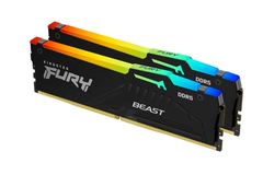 Ram PC Kingston Fury Beast RGB 64GB 5200MHz DDR5 (2x32GB) KF552C40BBAK2-64