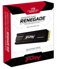 SSD Kingston FURY Renegade M.2 PCIe Gen4 x4 NVMe With Heat Sink 1TB SFYRSK/1000G