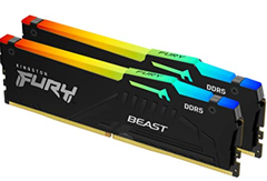 Kingston Technology RGB 16GB 6000MT/s DDR5 CL36 Desktop Memory Single Module | Infrared Sync Technology | AMD Expo | Plug N Play | KF560C36BBEA-16