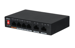 Switch POE 6 cổng 10/100Mbps DAHUA DH-PFS3006-4ET-60