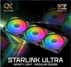 Fan Case - Quạt Tản Nhiệt Xigmatek STARLINK ULTRA - ARGB ( Bộ 3 Fan)