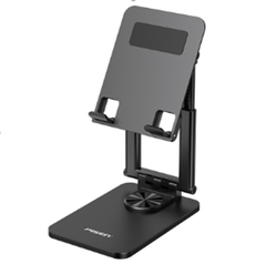 Giá đỡ điện thoại PISEN-Dual Axis Rotating Desktop Phone Tablet Stand (LP-ZJ25/Magic Black) Carton - CN