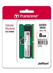Ram Laptop Transcend 8GB JM DDR5 5600 SO-DIMM 1Rx16 1Gx16 CL46 1.1V JM5600ASG-8G