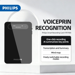Máy ghi âm Philips VTR 7900 (64GB, MP3, ghi âm cuộc gọi, Bluetooth 5.3, 0.87