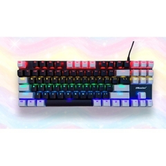Bàn phím cơ EMaster K87 EKM504BG (87 phím, Blue Switch, RGB, Xám Đen)