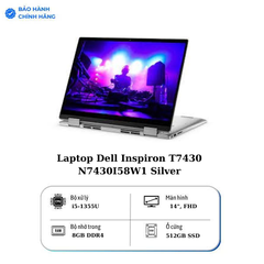 Laptop Dell Inspiron T7430 N7430I58W1 Silver