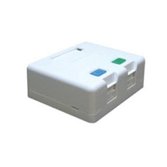 Hộp mạng nổi DINTEK 1301-02013CH (2 Port, 65 × 76 × 27mm, trắng)