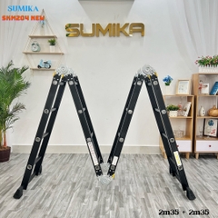 Thang nhôm gấp 4 đoạn Sumika SKM204 NEW