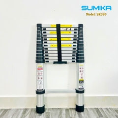Thang rút nhôm Sumika SK380 (Màu đen - 3.8m)