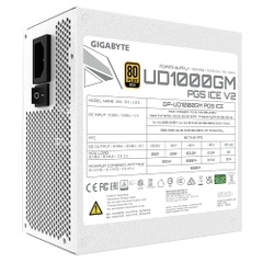 Nguồn máy tính Gigabyte UD1000GM PG5 V2 ICE 1000W (80 PLUS Gold, ATX 3.1, PCIe 5.1, Full Modular) - GP-UD1000GM PG5 ICE