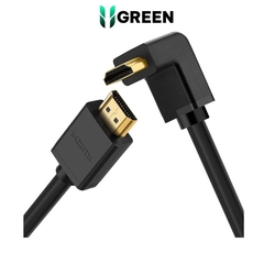 Cáp dữ liệu HDMI 1.4 truyền âm thanh hình ảnh dài 1M Ugreen 10120 (bẻ góc lên)