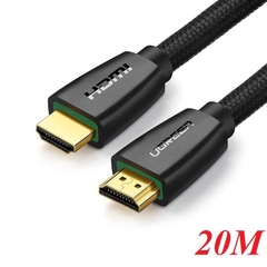 Cáp dữ liệu VIDEO HDMI 1.4 truyền âm thanh hình ảnh dài 20M Ugreen (60363)
