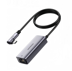 Dây chuyển đổi có chip set USB-C sang Ethernet có PD mau ghi xám dài 1.2MUgreen (80605)