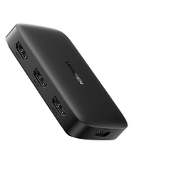 Thiết bị chuyển mạch HDMI 3 vào 1 ra hỗ trợ 4K@30Hz 3D 1080p Ugreen 80125 (Có remote)