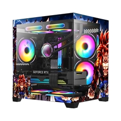 CASE MAGIC AQUA-M ULTRA SONGOKU BLACK | M-ATX sẵn 3 Fan