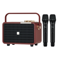 Loa Karaoke Di động WinBridge L400 (150W RMS, 240W Peak, 2 Micro UHF, Bluetooth, Bass 150W, Treble 45W ×2, pin 4500mAh, đen)
