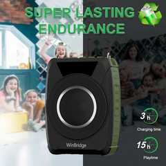 Loa trợ giảng WinBridge M801 (20W, UHF, Bluetooth, USB/TF, AUX, IPX5)