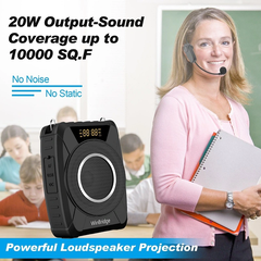 Loa trợ giảng WinBridge M801 (20W, UHF, Bluetooth, USB/TF, AUX, IPX5)