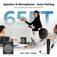 Loa trợ giảng WinBridge S91 (30W, UHF Wireless, Bluetooth, USB, TF Card, AUX)