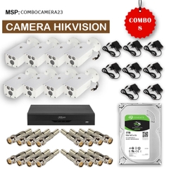 Combo 8 Camera Dahua DH-HAC-HFW1400DP-S2 + Đầu ghi hình DAHUA