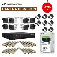 Combo 8 camera DS-2CE16H1T-IT + đầu ghi iDS-7208HUHI-M1/E( C )