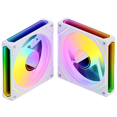 MAGIC SNOMAN F-135 BLAKC/ WHITE ARGB 3 MẶT GƯƠNG ( FAN NGƯỢC GIÓ )