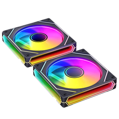 MAGIC SNOMAN F-135 BLAKC/ WHITE ARGB 3 MẶT GƯƠNG ( FAN NGƯỢC GIÓ )