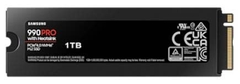 SSD Samsung 990 Pro 1TB PCIe Gen 4.0 x4 NVMe With Heatsink MZ-V9P1T0CW
