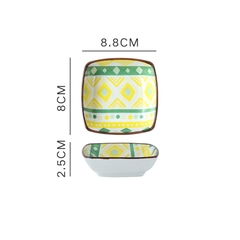 OEM | Bát Sứ Ăn Dặm Kiểu Nhật Họa Tiết Bohemia Rất Sinh Động Và Bắt Mắt