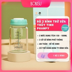 Bình đựng sữa thủy tinh | 180ml | PHANPY