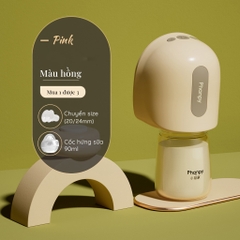 PHANPY | Máy Hút Sữa Điện Đôi Cải Tiến Dạng Rảnh Tay, Pin 2300mAh, Dùng Bình PPSU 180ml [Mua 2 Máy Tặng 2 Bình Trữ Sữa]