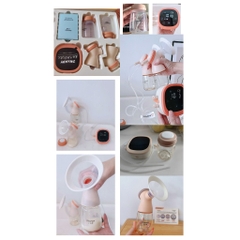 PHANPY | Máy Hút Sữa Điện Đôi Cải Tiến Yishu Gen3, Pin 2300mAh, Dùng Bình PPSU 180ml [Tặng Kèm Áo Ngực Rảnh  Tay]