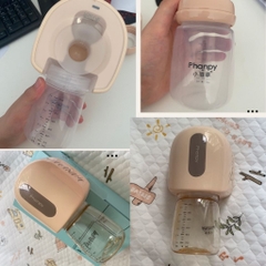 PHANPY | Máy Hút Sữa Điện Đôi Cải Tiến Dạng Rảnh Tay, Pin 2300mAh, Dùng Bình PPSU 180ml [Mua 2 Máy Tặng 2 Bình Trữ Sữa]