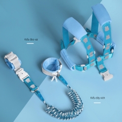 BABYCOUPE | Dây Dắt Trẻ Đi Dạo Chống Lạc, Chống Cắt 2 Trong 1 An Toàn Siêu Bền, Dây Dài 2.5M