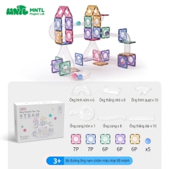 MNTL | Đồ Chơi Xếp Hình Nam Châm Kích Thích Sáng Tạo Cho Bé Bằng Nhựa ABS An Toàn