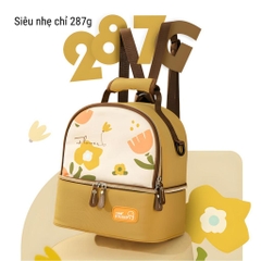 PHANPY | Túi Xách Giữ Nhiệt Cho Mẹ Bỉm Sữa, Nhỏ Gọn Dễ Mang Theo [Tặng 2 Khay Gel Giữ Lạnh & Túi PVC]