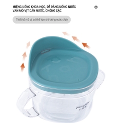 PHANPY | Cốc Nước Thông Minh Kiêm Hộp Đựng Đồ Ăn Vặt Bằng Nhựa TRITAN 240ml Cho Bé [Mua 1 Cốc Nước Tặng 1 Cốc Snack]