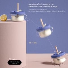 PHANPY | Cốc Nước Thông Minh Kiêm Hộp Đựng Đồ Ăn Vặt Bằng Nhựa TRITAN 240ml Cho Bé [Mua 1 Cốc Nước Tặng 1 Cốc Snack]