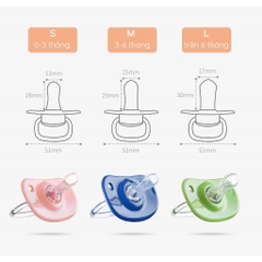 KUB | Ty Giả Cho Bé Dạng Dẹt Chỉnh Nha (Có Nắp) Làm Từ Nhựa Tritan Mềm Mại [MUA 1 TẶNG 1]