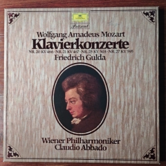 Wolfgang Amadeus Mozart - Friedrich Gulda, Vienna Philharmonic, Claudio Abbado – Piano Concertos Nos. 20, 21, 25, and 27