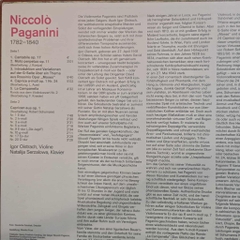 Paganini, Igor Oistrach – Caprices From Op.1 - La Campanella From Op.7 - Perpetum Mobile From Op.11 - Cantabile Op.17 and others