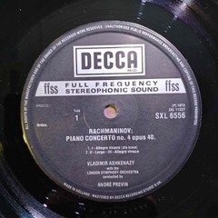 Piano Concerto No. 4; Rhapsody On A Theme Of Paganini