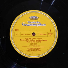 Anne-Sophie Mutter • Berlin Philharmonic, Herbert von Karajan – Violin Concertos (No. 3 in G major, KV 216 · No. 5 in A major, KV 219)