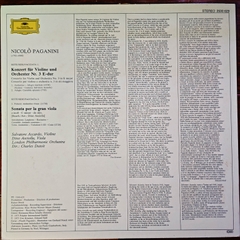 Violin Concerto (No. 3) / Sonata for Grand Viola