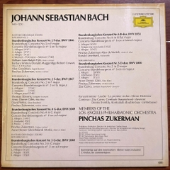 J.S. Bach - Pinchas Zukerman, Los Angeles Philharmonic Orchestra – Brandenburg Concertos