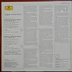 Anne-Sophie Mutter • Berlin Philharmonic, Herbert von Karajan – Violin Concertos (No. 3 in G major, KV 216 · No. 5 in A major, KV 219)
