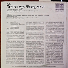 Symphonie Espagnole / Introduction And Variations On 'Nel Cor Piu On Mi Sento' / Fantasie On 'Dal Tuo Stellato Soglio'