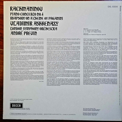 Piano Concerto No. 4; Rhapsody On A Theme Of Paganini