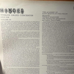 Academy Of Saint Martin-in-the-Fields, Neville Marriner – Twelve Grand Concertos Opus Six - Volume III (Nos. 9-12)