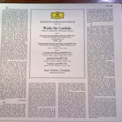 Johann Sebastian Bach, Karl Richter – Italian Concerto, BWV 971 · Fantasy, BWV 906 · Chromatic Fantasy and Fugue, BWV 903 · Toccata, BWV 915 · Pastorale, BWV 590